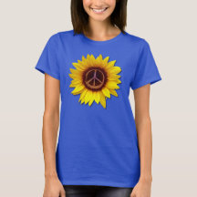 Inner Peace Sunflower Symbol Sign Anti-War Love 