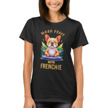 Inner Peace with Frenchie french bulldog yoga