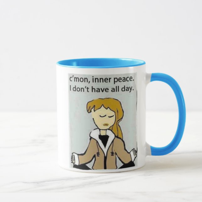 Inner Peace/Yoga/Meditation MUG (Right)
