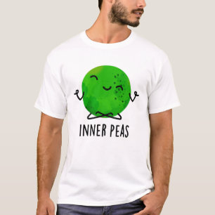 Inner Peas Funny Meditating Pea Pun T-Shirt
