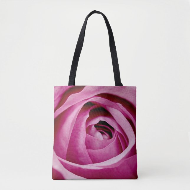 Inner Petals of Rose Bud Tote Bag (Front)