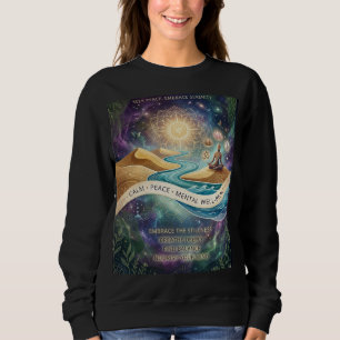Inner Sanctuary: A Visual Breath of Fresh Air Sweatshirt