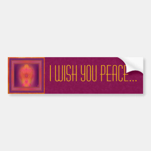 Inner Sanctum Abstract Art Bumper Sticker