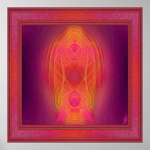 Inner Sanctum Abstract Art Poster