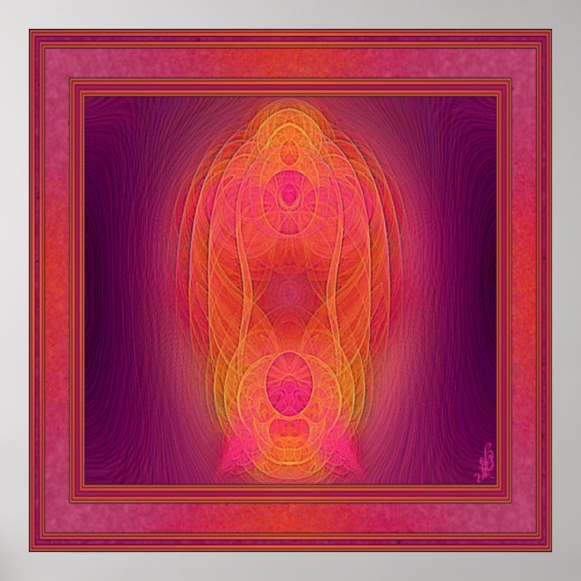 Inner Sanctum Abstract Art Poster (Front)