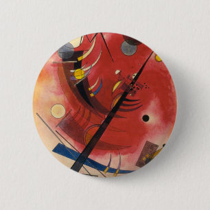 Inner Simmering Abstract Painting 6 Cm Round Badge
