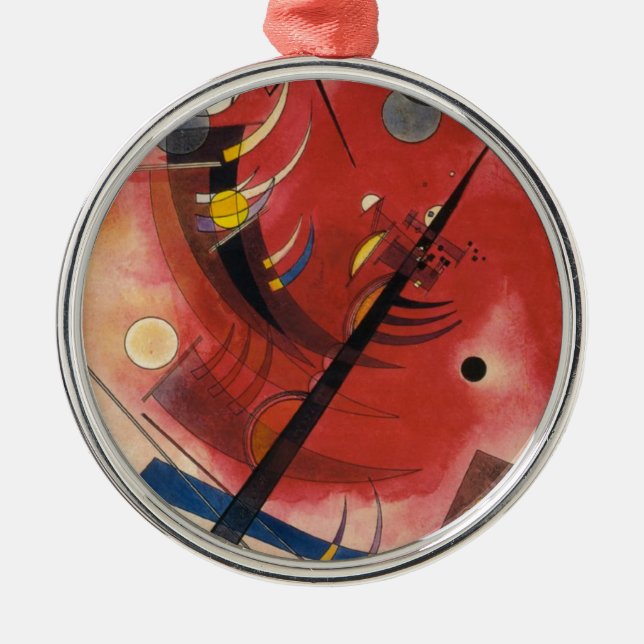 Inner Simmering Abstract Painting Metal Tree Decoration (Front)