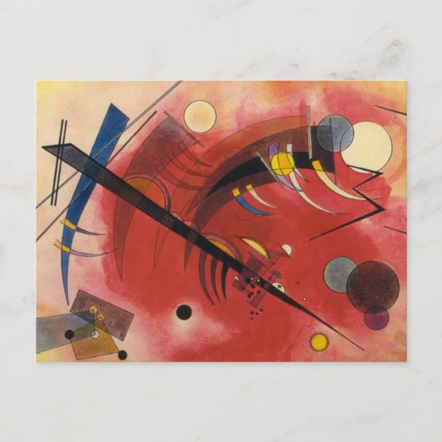 Inner Simmering Abstract Painting Postcard (Front)
