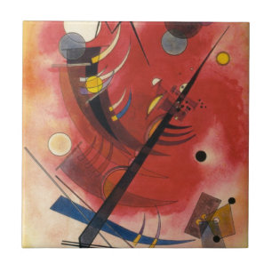 Inner Simmering Abstract Painting Tile