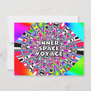 INNER SPACE VOYAGE ( you may change to the words ) Postcard