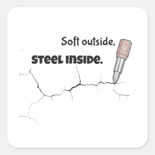 Inner Strength Inspirational Quote Sticker