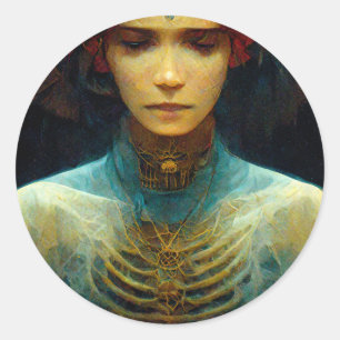 Inner View Fantasy Sci-Fi Classic Round Sticker