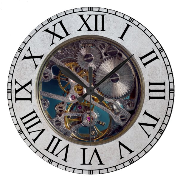 Inner Workings Wall Clocks Zazzle UK