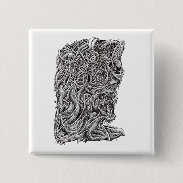 Innerbeastman 15 Cm Square Badge (Front)