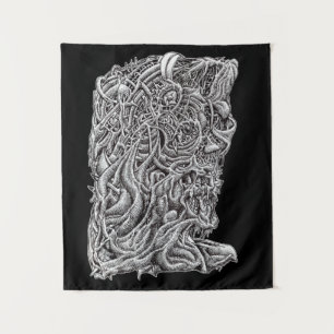 Innerbeastman, ink drawing  dark tapestry