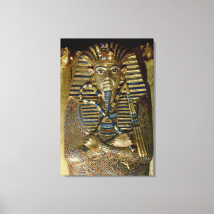 Innermost coffin of Tutankhamun Canvas Print