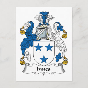 Innes Family Crest Postcard