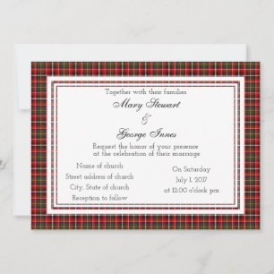 Innes Scottish Wedding Invitation