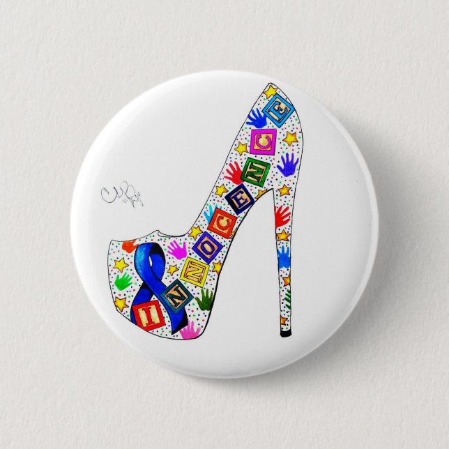 Innocence 6 Cm Round Badge (Front)