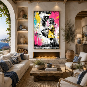 Innocence and Observation Contemporary Conceptual Poster