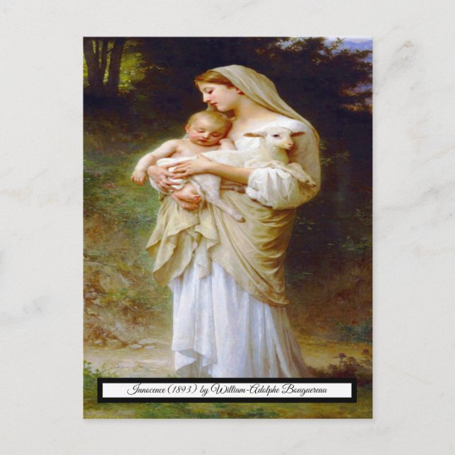 Innocence by Bouguereau Postcard (Front)