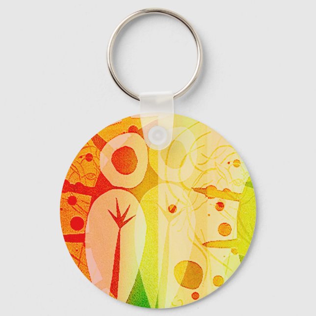 Innocence in Extremis Pastel Grunge Key Chain (Front)