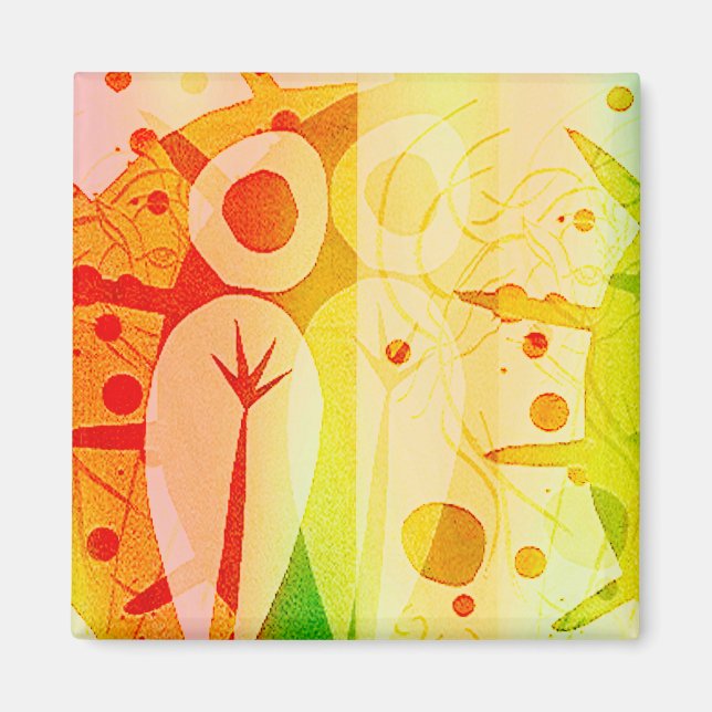 Innocence in Extremis Pastel Grunge Magnet (Front)