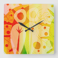 Innocence in Extremis Square Wall Clock