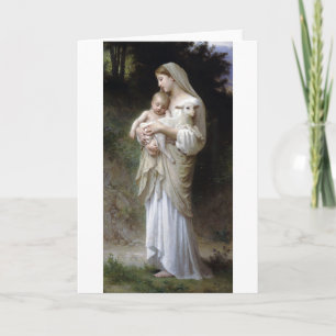 Innocence (Madonna and Child), Bouguereau Card