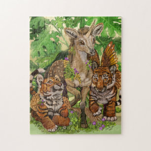 'Innocence of the new' unicorn Jigsaw Puzzle