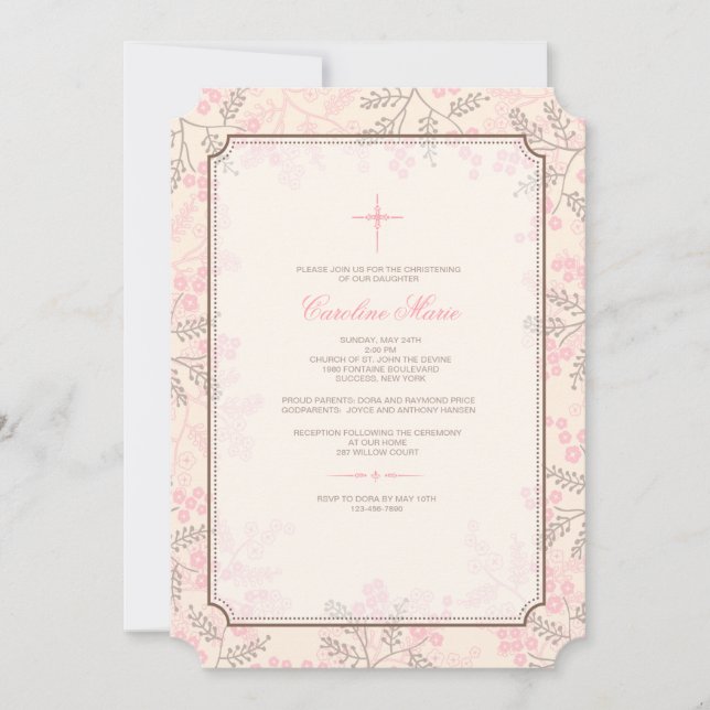 Innocence Religious Invitation (Front)