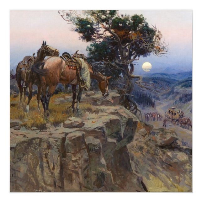 “Innocent Allies” by Charles M Russell Photo Print (Front)