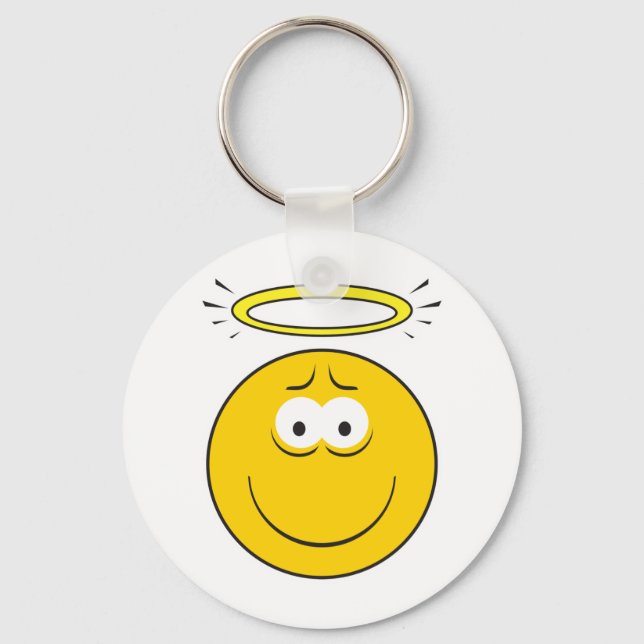 Innocent Angel Face Key Ring (Front)
