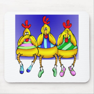 Innocent Chickens Mouse Mat