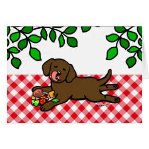 Innocent Chocolate Labrador Puppy