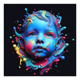 Innocent Dreams - AI At Work Photo Print