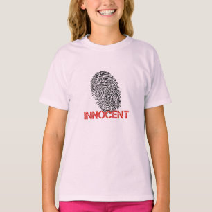 Innocent Fingerprint Cool Graphic T-Shirt