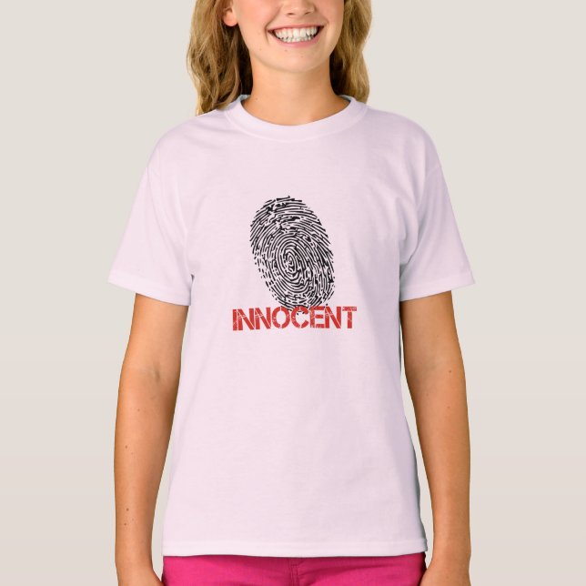 Innocent | Fingerprint Cool Graphic  T-Shirt (Front)