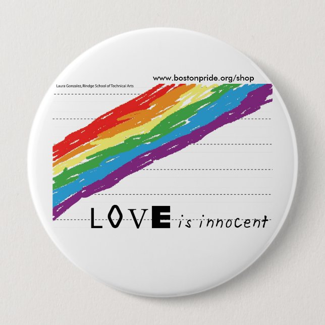 Innocent Huge 10 Cm Round Badge (Front)