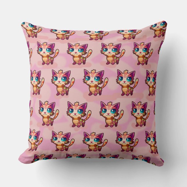 Innocent Kittie Cat Cushion (Front)
