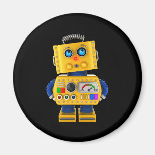 Innocent looking toy robot magnet