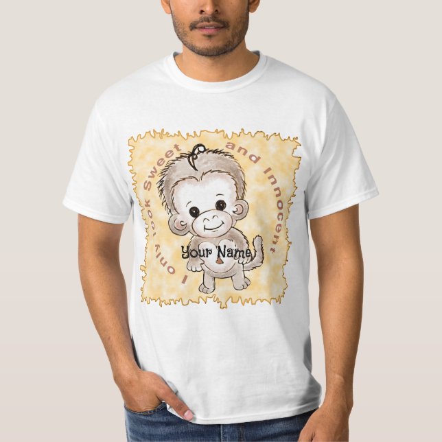 Innocent Monkey  T-Shirt (Front)