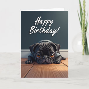 Innocent Pup Birthday Card