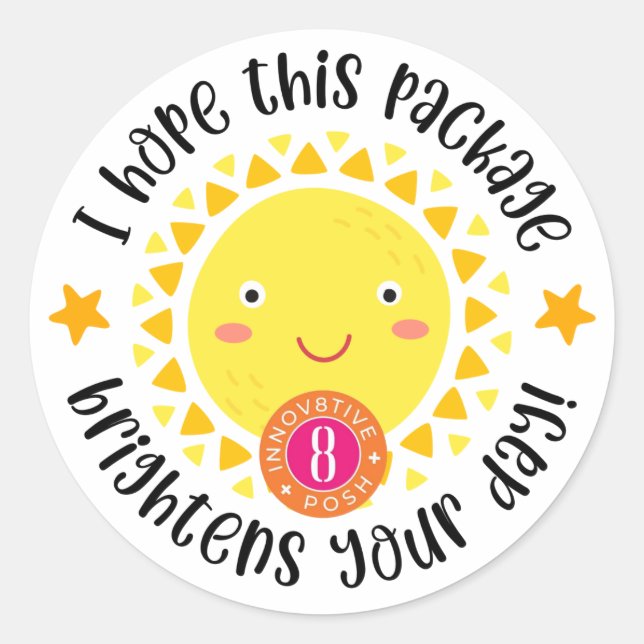 Innov8tive Posh sunshine package sticker (Front)