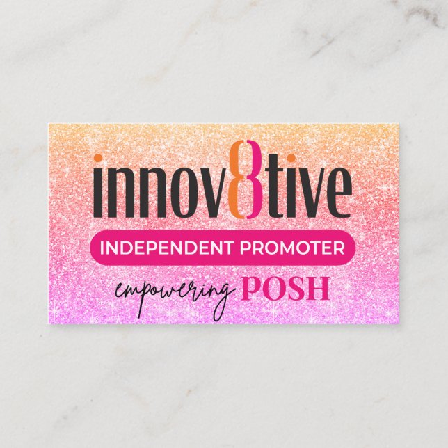 Innov8tive Posh thank you card (Back)