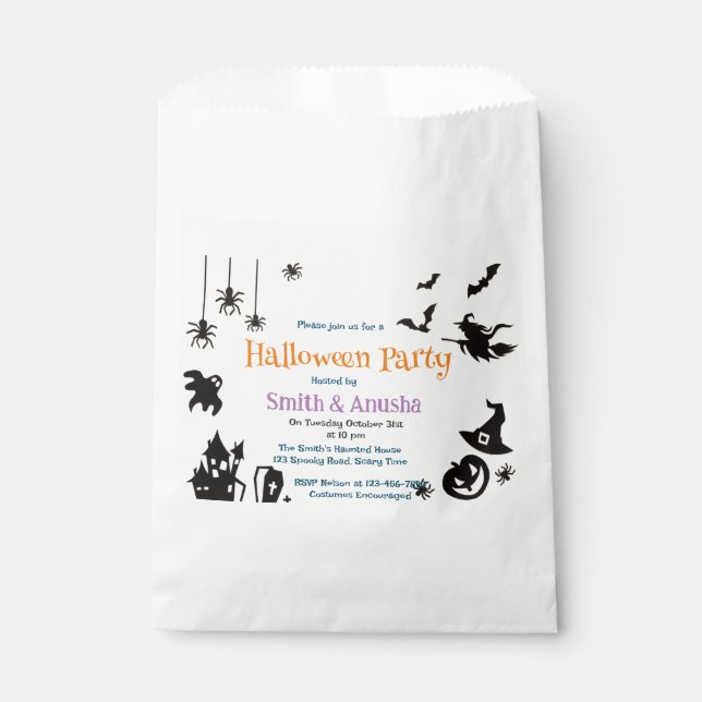Innovation Adult Halloween Party  Favour Bags (Front)