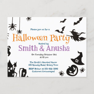 Innovation Adult Halloween Party  Invitation Postcard