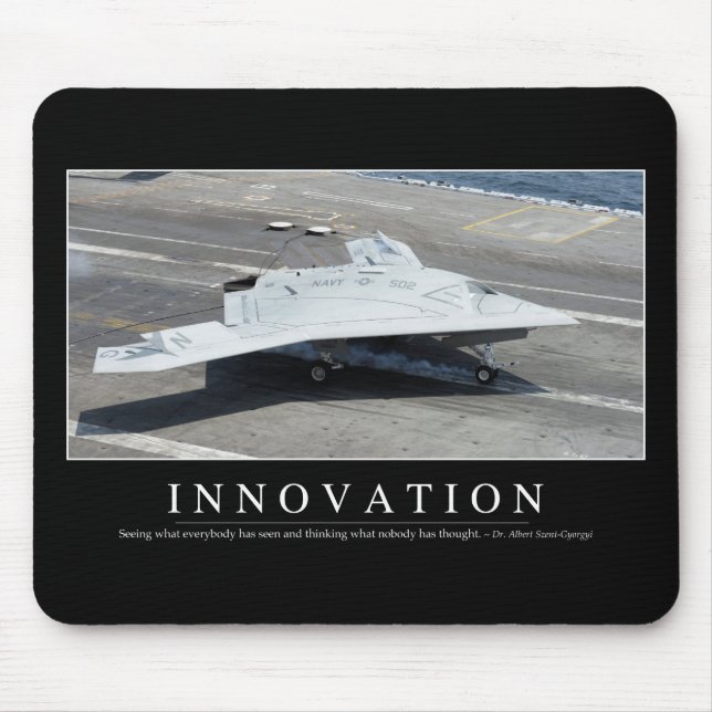 Innovation: Inspirational Quote 1 Mouse Mat (Front)