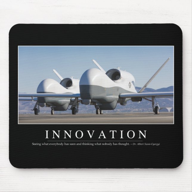 Innovation: Inspirational Quote 2 Mouse Mat (Front)