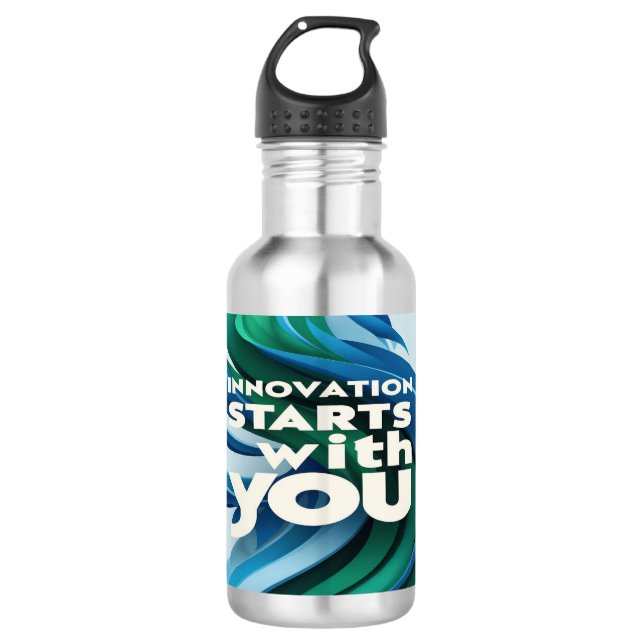 Innovation Starts With You 2 water bottle (Front)